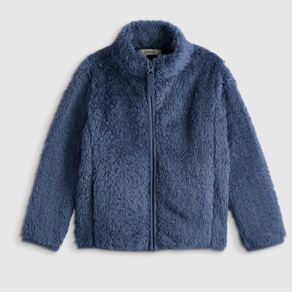 Quince Kids Recycled Sherpa Fleece Jacket - Size 10